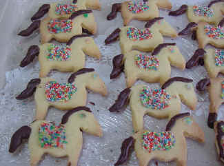 Horse biscuits we make here. Take some home